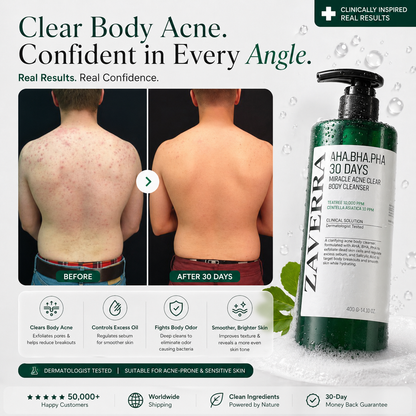 Zaverra DermaClear Body Wash 200ml