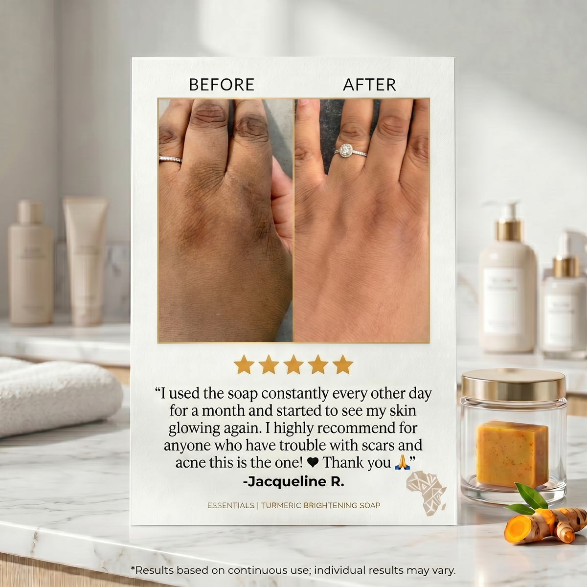 Zaverra Turmeric & Kojic Brightening Bar